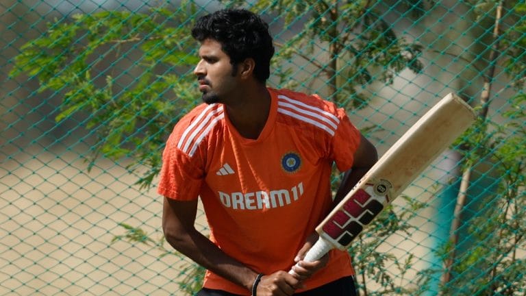 Washington Sundar claims 7-wicket haul as India restrict NZ to 259 in 2nd Test, lose Rohit