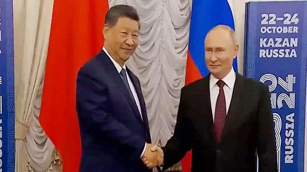 Xi Jinping, Putin hold bilateral meet on BRICS Summit sidelines
