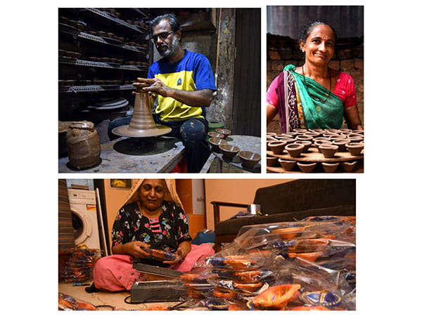 Dharavi lights up Diwali with a million handcrafted diyas