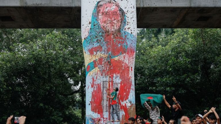 Bangladesh crimes tribunal issues arrest warrant for exiled former prime minister Sheikh Hasina