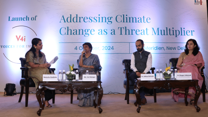 Natasha Godinho, Vini Mahajan, Aditya Bahadur, Shagun Sabarwal at the launch event for Voices for Impact