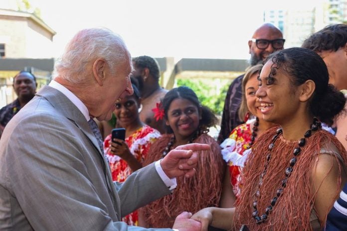 Indigenous Australian embraces King Charles at civil rights birthplace ...