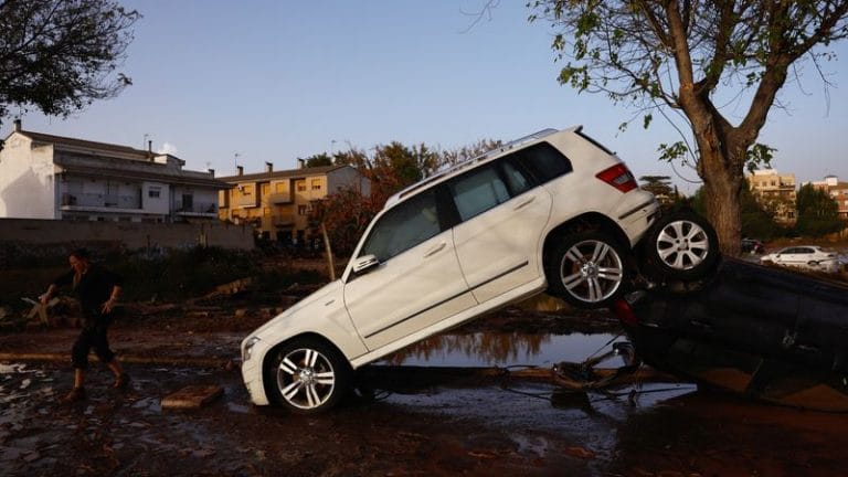 Spanish floods kill 95 as year of rain falls in a day in Valencia