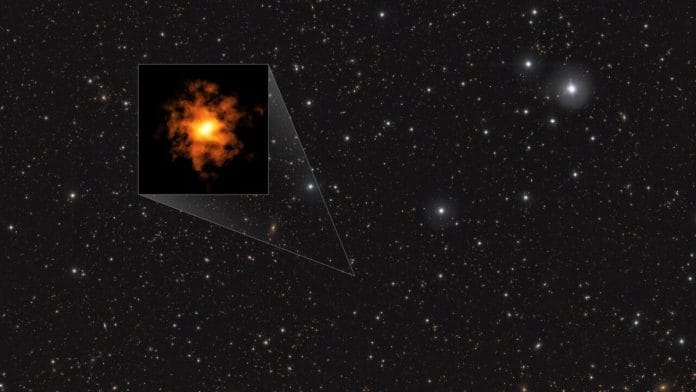 REBELS-25, the most distant Milky Way-like galaxy ever observed | European Southern Observatory