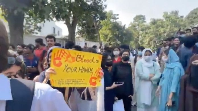 At least 28 students have been injured in clashes with police during earlier rounds of protests | X