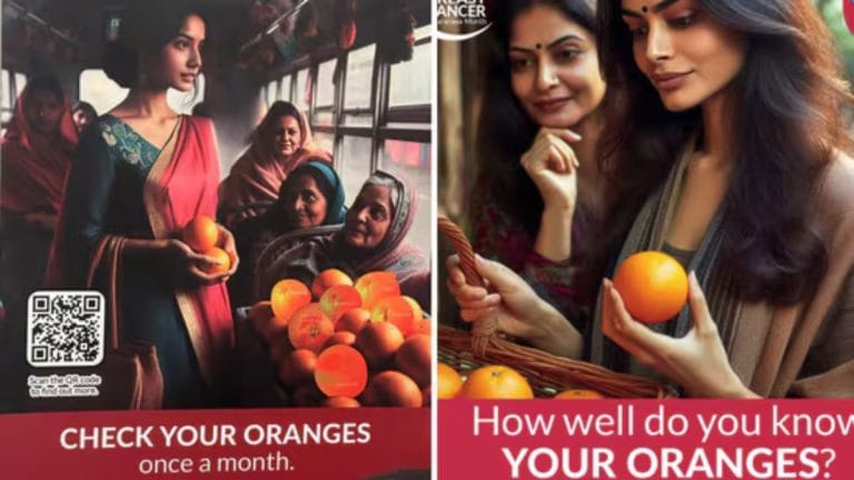 ‘Check your oranges’ for breast cancer ad? No, check your medieval attitude