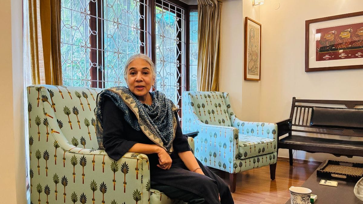 Swapna Liddle at her house in Delhi. She is as comfortable in the air conditioned cafeterias of Khan Market as she is under the blazing sun, decoding inscriptions on monuments | Photo: Vandana Menon, ThePrint