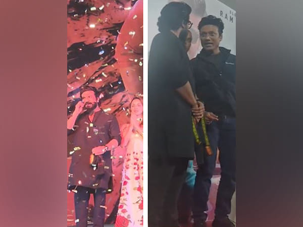 Ram Charan attends 'Game Changer' teaser event in Lucknow 'barefoot' 