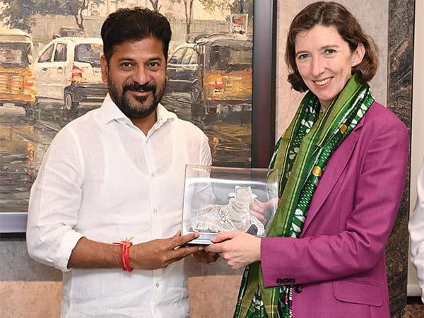 British High Commissioner Lindy Cameron meets Telangana CM Revanth Reddy