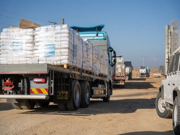 Thousands of pallets of aid from UAE transferred to Gaza