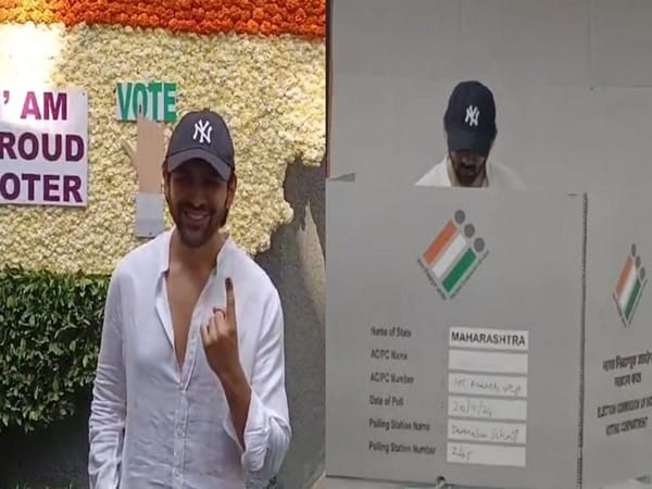  Maharashtra Polls: Kartik Aaryan casts his vote, encourages citizens to participate