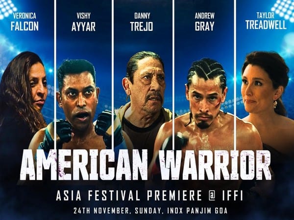 Hollywood Spotlight: Award-winning Action Drama 'American Warrior' Selected at the 55th International Film Festival of India