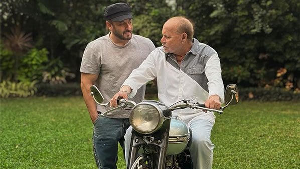 Salman Khan shares glimpse of his father Salim Khan's first bike
