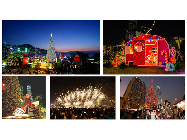 HKTB's Hong Kong WinterFest is Launched with a Grand Opening Featuring Magical Christmas Town and Winter Harbourfront Pyrotechnic Display