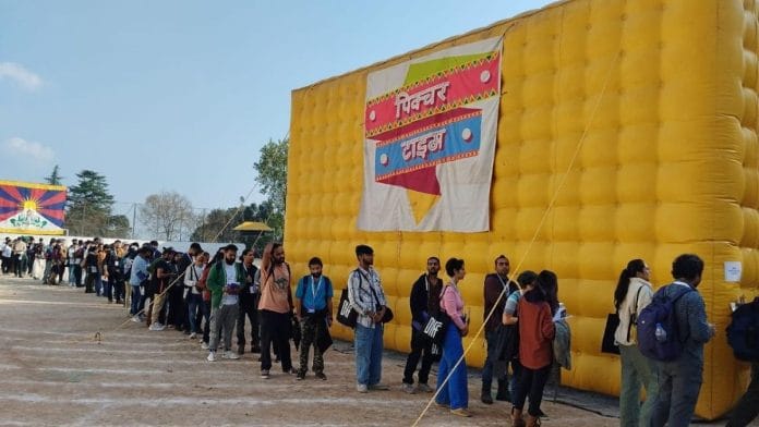 A glimpse of the crowd at the Dehradun Interaction Film Festival at a screening inside Picture Time