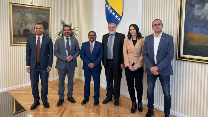 The 4th India-Bosnia & Herzegovina FoC co-chaired by Mr. Arun Sahu, Additional Secy(Central Europe) & Mr. Tarik Bukvic, HOD for Asia & Africa, Ministry of Foreign Affairs, Bosnia & Herzegovina was held in Sarajevo | X/Randhir Jaiswal/@MEAIndia