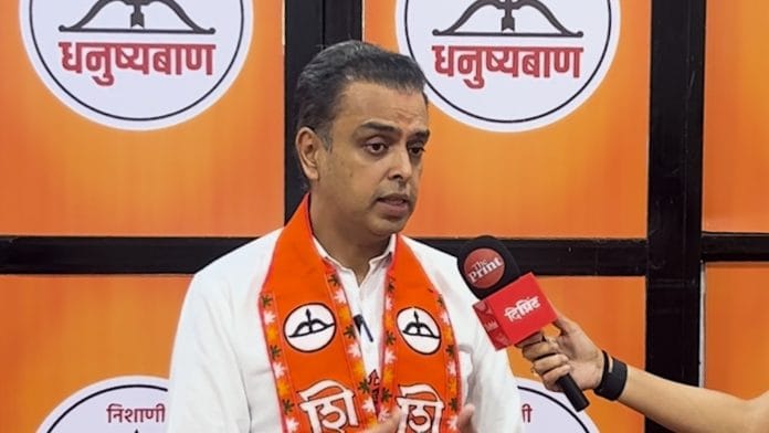 Ekanth Shinde-led Shiv Sena's Worli candidate Milind Deora in conversation with ThePrint