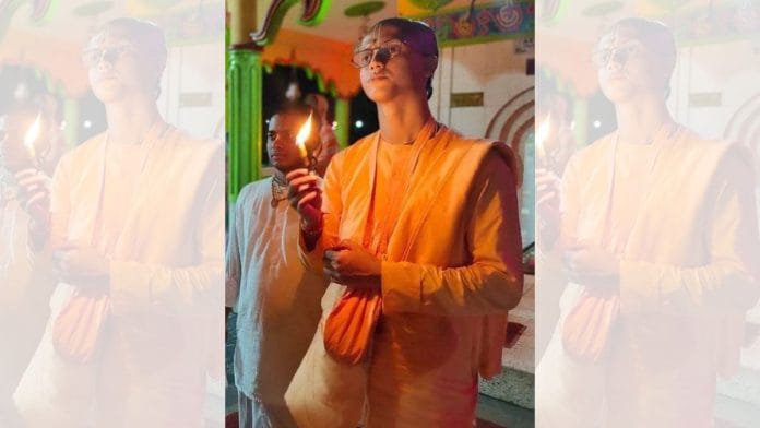 File photo of ISKCON priest detained in Bangladesh | X @RadharamnDas