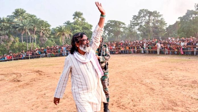 Jharkhand CM Hemant Soren in Dumka | Photo: ANI