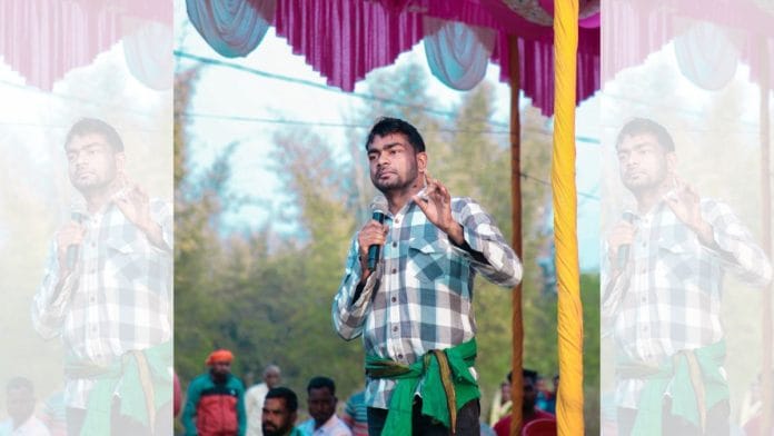 File photo of Jharkhand Loktantrik Krantikari Morcha chief Jairam ‘Tiger’ Mahato | X @Tigerjairam