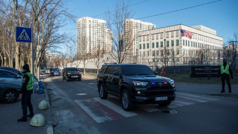 US embassy in Kyiv shuts down over anticipated air attack