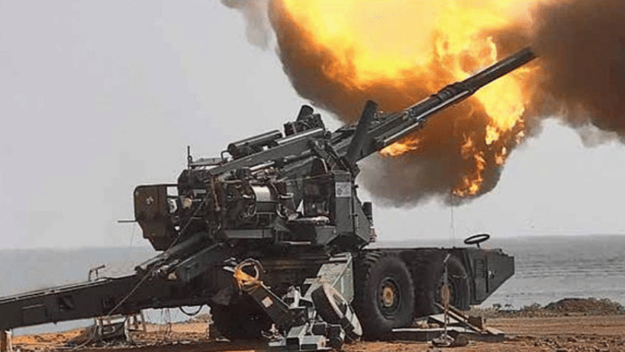 ATAGS during firing trials | DRDO, Government of India via Wikimedia Commons