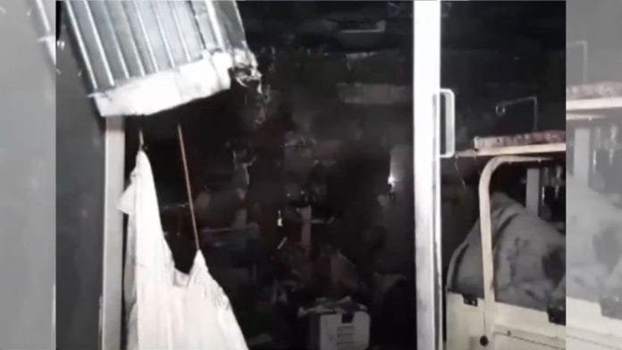 Charred NICU at Jhansi Medical College where 10 children died | ANI