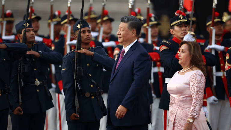 Starting Latin America trip, Xi Jinping opens huge port in Peru funded by China