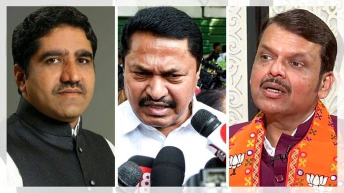 Prafulla Gudadhe Patil, Nana Patole and Devendra Fadnavis | File Photos: ANI/Facebook