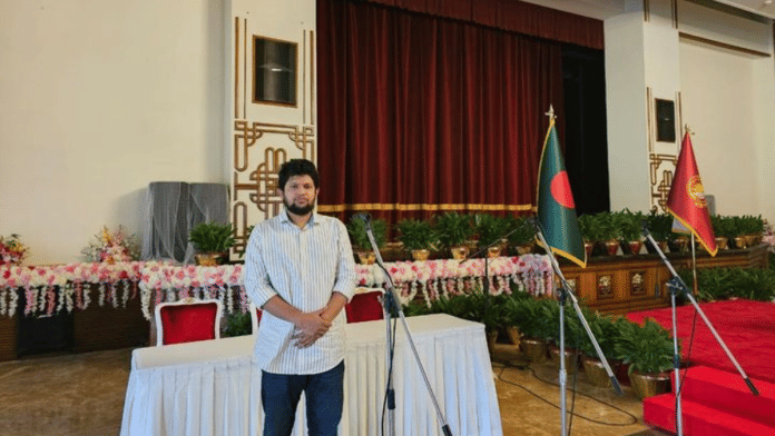 Photo put up by student leader and adviser to interim govt Mahfuj Alam on Facebook on Monday | Facebook/Mahfuj Alam