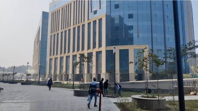 World Trade Centre at Nauroji Nagar in New Delhi. Another commercial centre is proposed near it | Danishmand Khan | ThePrint