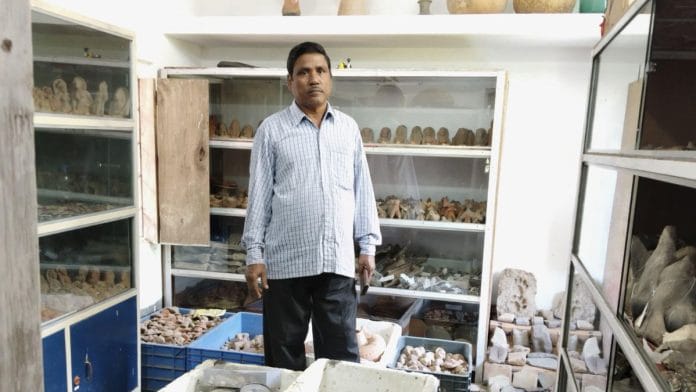 Biswajit Sahu's home in Sundarban resembles a museum. His collection indicates human settlement in the Sundarbans dates back to pre-historic times