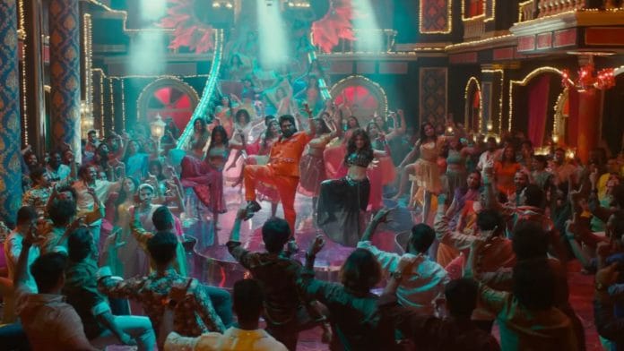 A screengrab from the Kissik lyric video | YouTube