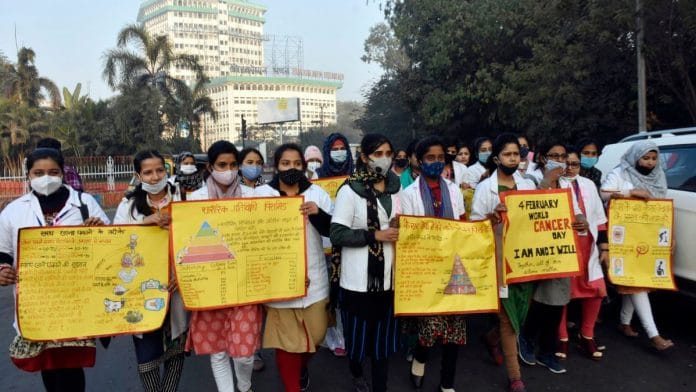 Representative image of a cancer awareness walk | Photo: ANI