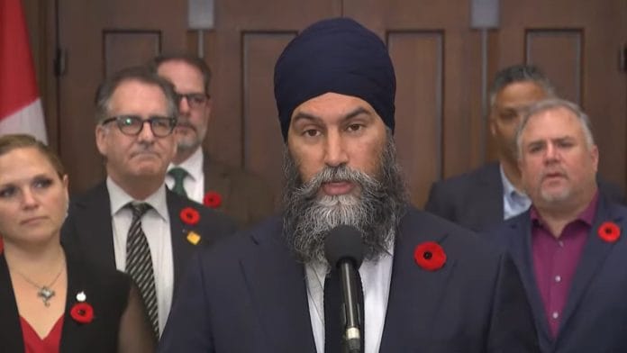 NDP's Jagmeet Singh | File Photo | Screengrab from YouTube video