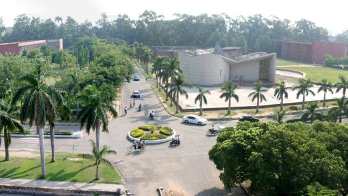 An aerial view of Panjab University campus | Photo: puchd.ac.in