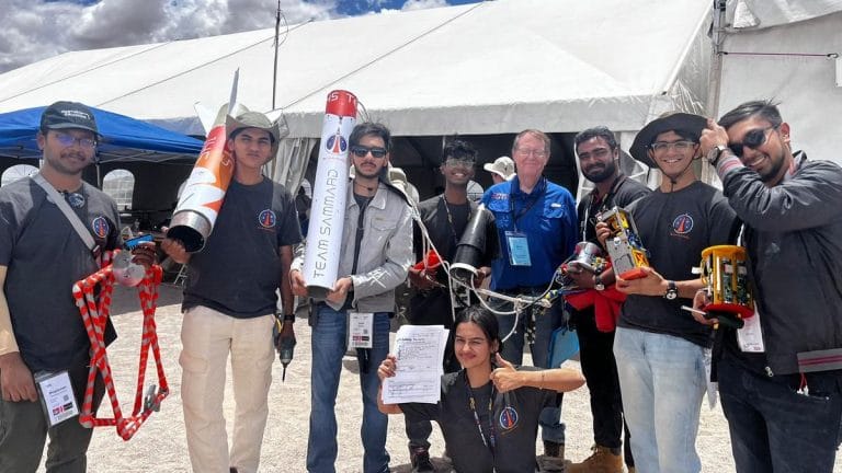 VIT’s Team Sammard wows NASA panels with rockets & satellites—no aerospace students involved