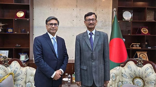 Foreign Secretary Vikram Misri meets Bangladesh's Foreign Advisor Md Touhid Hossain 