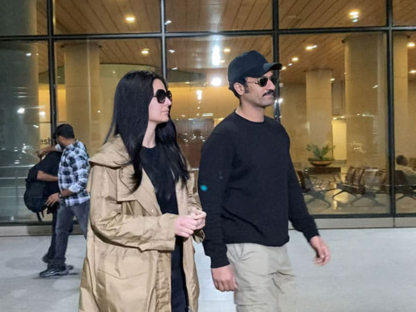 Vicky Kaushal, Katrina Kaif return to Mumbai post wedding annniversary celebrations 