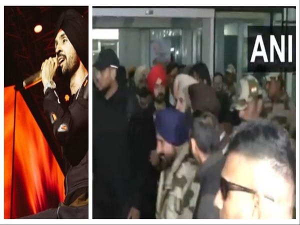 In pics: Diljit Dosanjh greets paps as he arrives in Chandigarh for 'Dil-Luminati' concert 