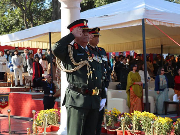 Nepal Army Chief Ashok Raj Sidgel attends Passing Out Parade at Indian Military Academy in Dehradun
