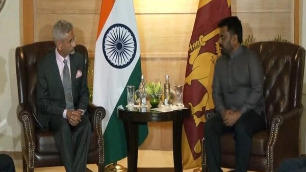 EAM Jaishankar meets Sri Lankan President Anura Kumara Dissanayake | ANI