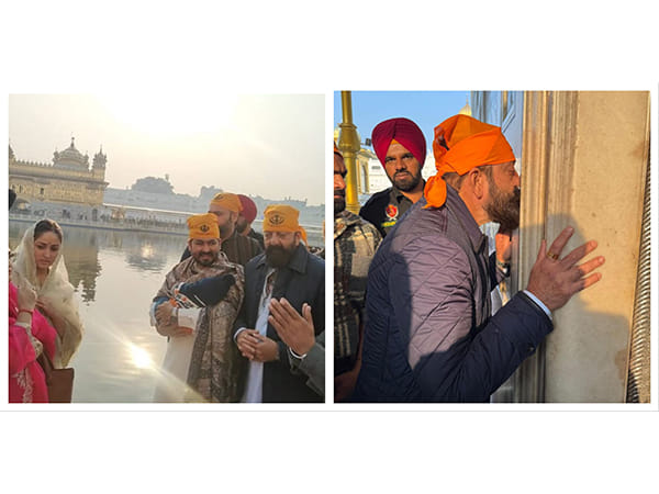 Sanjay Dutt, Yami Gautam, Aditya Dhar offer prayers at Golden Temple