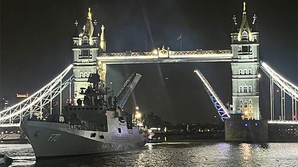 INS Tushil makes first port call to London on maiden deployment