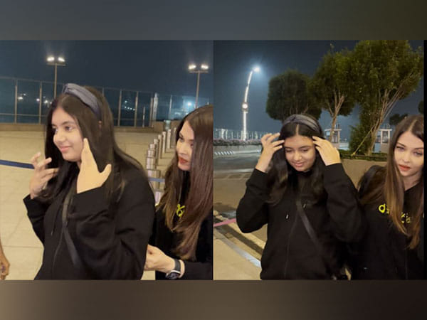 Aishwarya Rai Bachchan greets paps with 