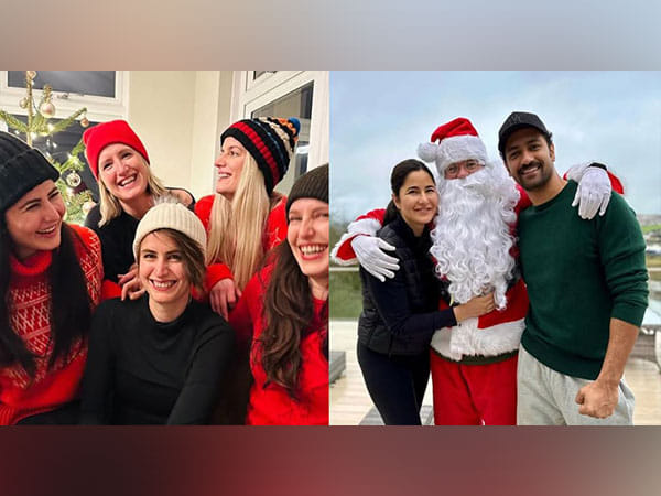 Vicky-Katrina celebrate cozy Christmas with family, Santa Claus