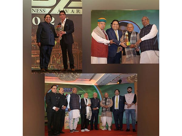 Dr Basant Goel Honored with Prestigious Bharat Bhagya Nirmata Award by Seven Cabinet Ministers