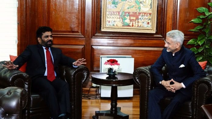 Anura Kumara Dissanayake with External Affairs Minister of India S. Jaishankar | X/@DrSJaishankar