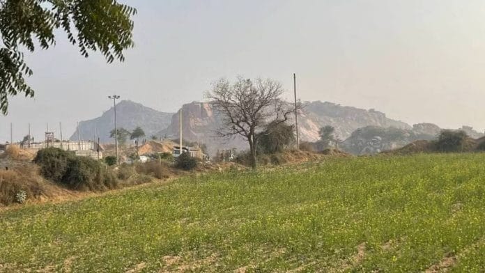 A mine situated in the Aravallis in Haryana | Representative image | Photo: Ishadrita Lahiri | ThePrint