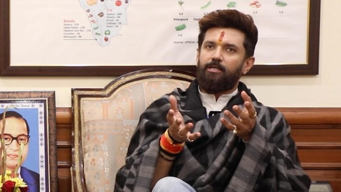 Chirag Paswan in conversation with ThePrint